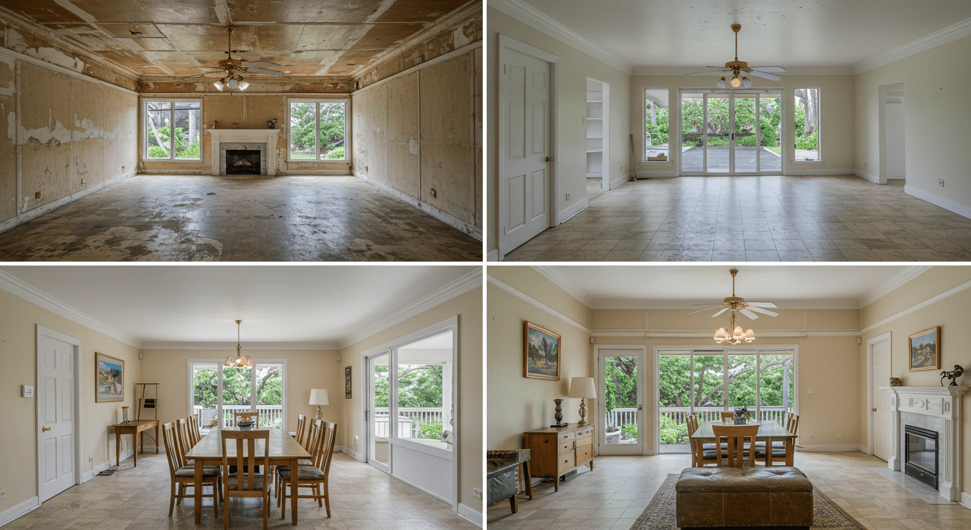 Before and After Home Remodeling