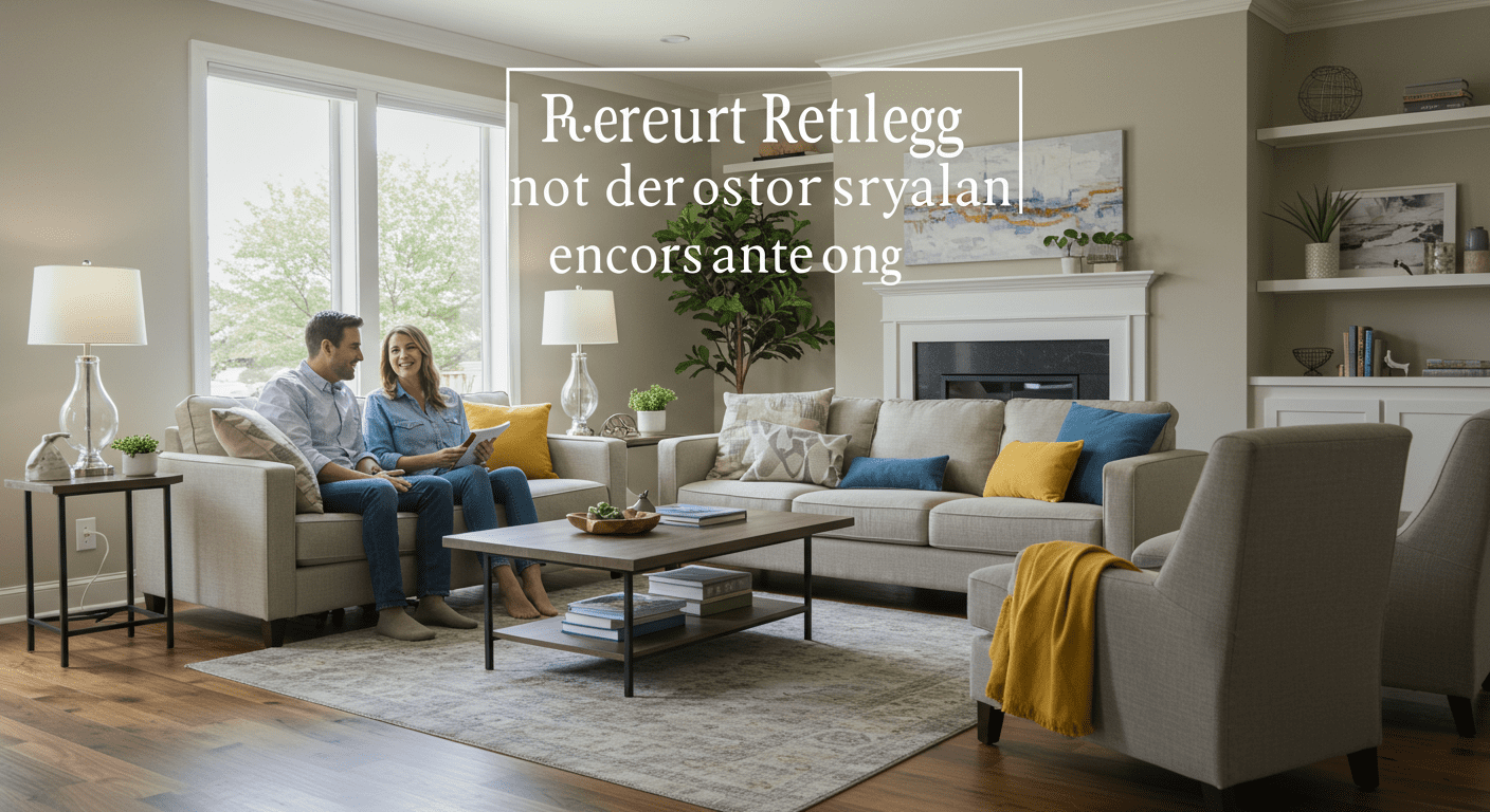 A family enjoying their newly renovated living room, filled with comfortable furniture and stylish decor. The image conveys a sense of warmth and satisfaction with the renovation work completed.