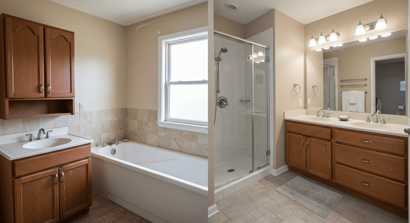 Modern Bathroom Transformation